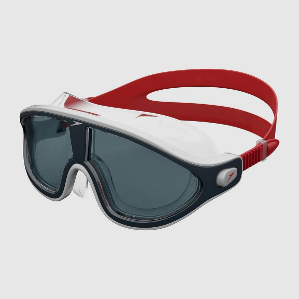 Очки для плавания Speedo Biofuse Rift V2 (темные; красный/серый)